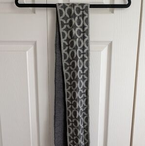 Coach Metallic Signature C Jacquard Scarf
